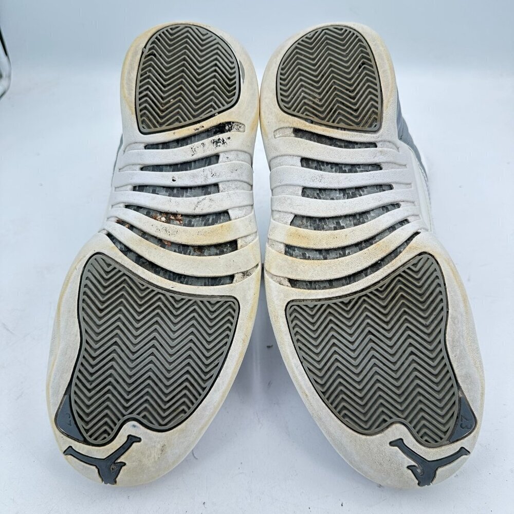 Nike Air Jordan 12 Retro Men Size 9 CT8013-015 Stealth Grey White Shoes - Picture 8 of 11